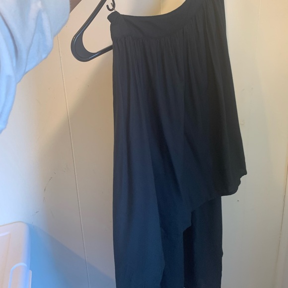 Mossimo Supply Co. Black Women's High-Low Skirt Flowy size Small/Petite - Picture 7 of 16